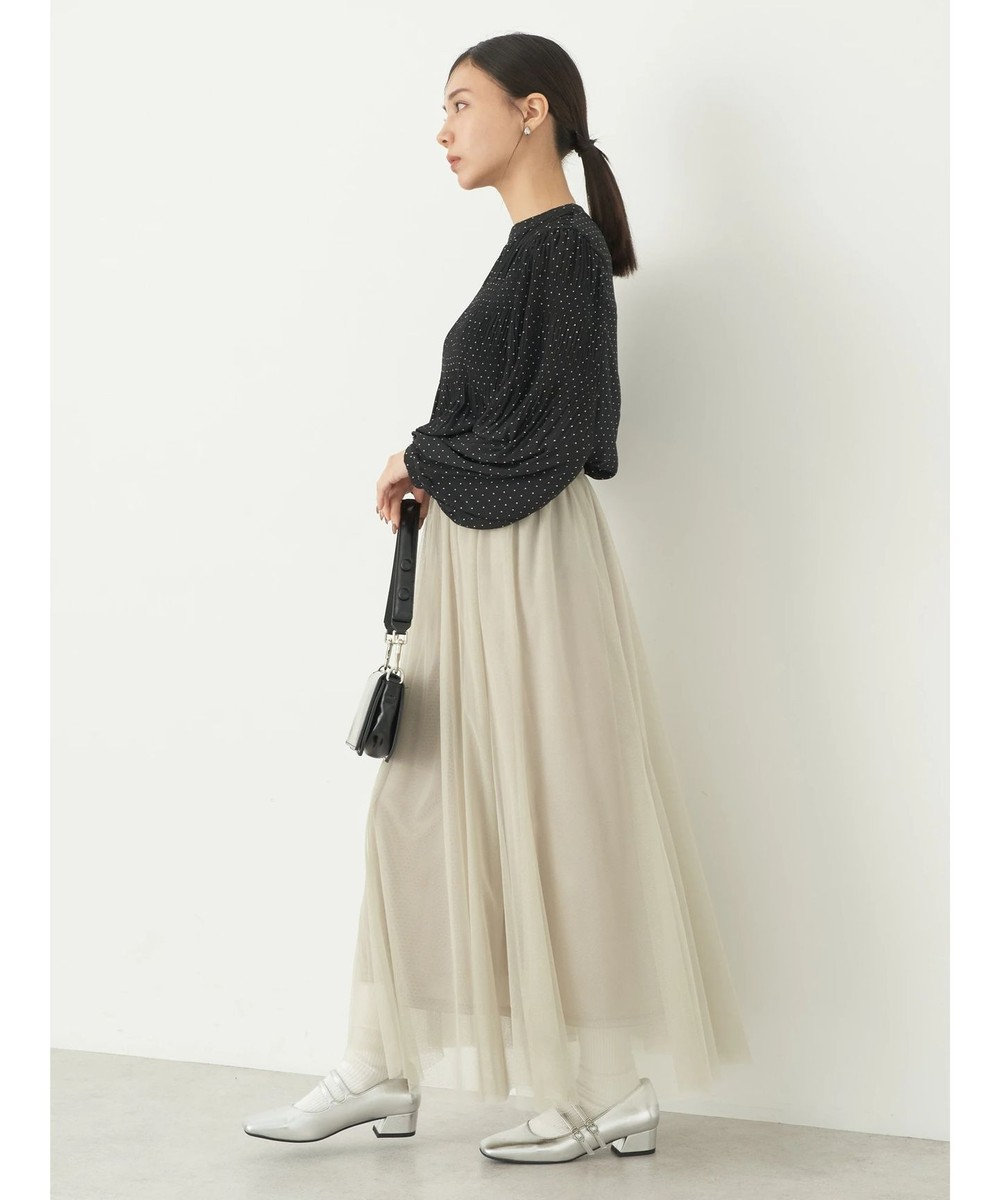 earth music&ecology マジョリカプリーツブラウス 