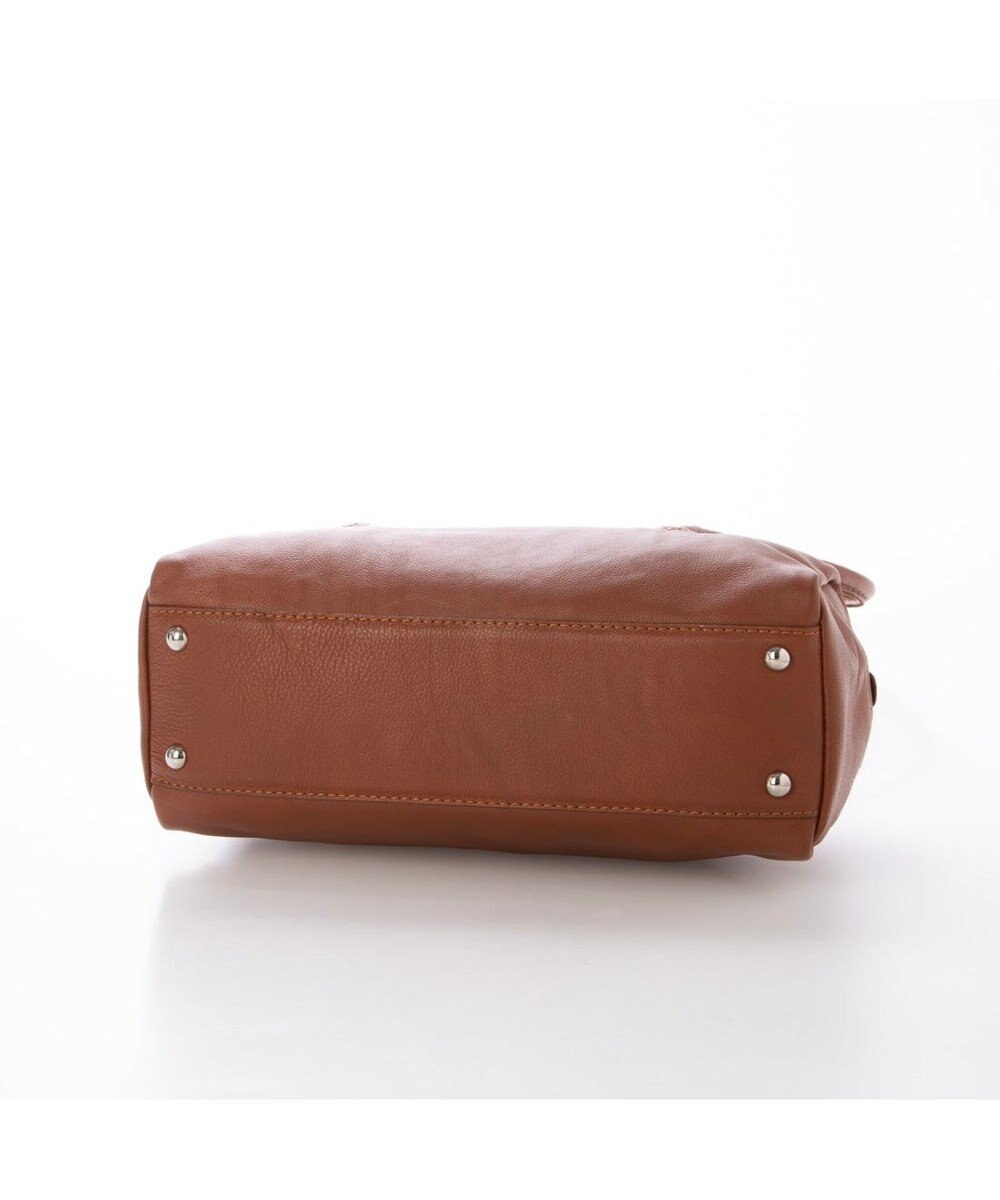 UNBILLION ペルケ perche / ソフトレザーワイドボストントート 