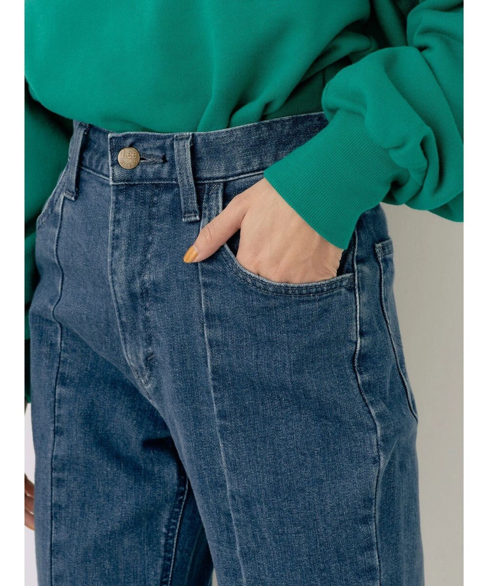 earth music&ecology Ｌｅｅ×ｅ．ｍ．ａ．ｅ．スリットフレアデニムパンツ 