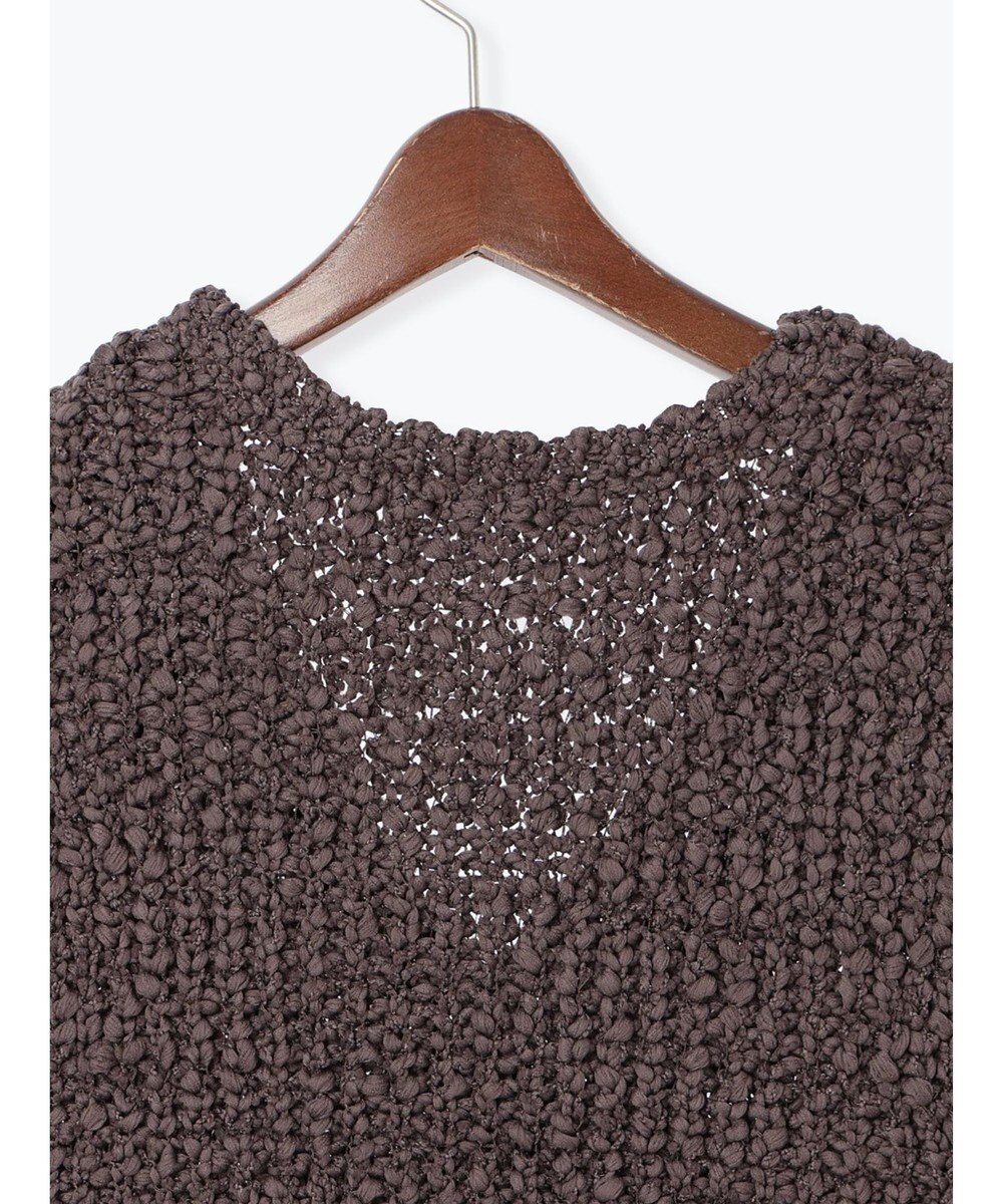 Te chichi スラブヤーンニットベスト 