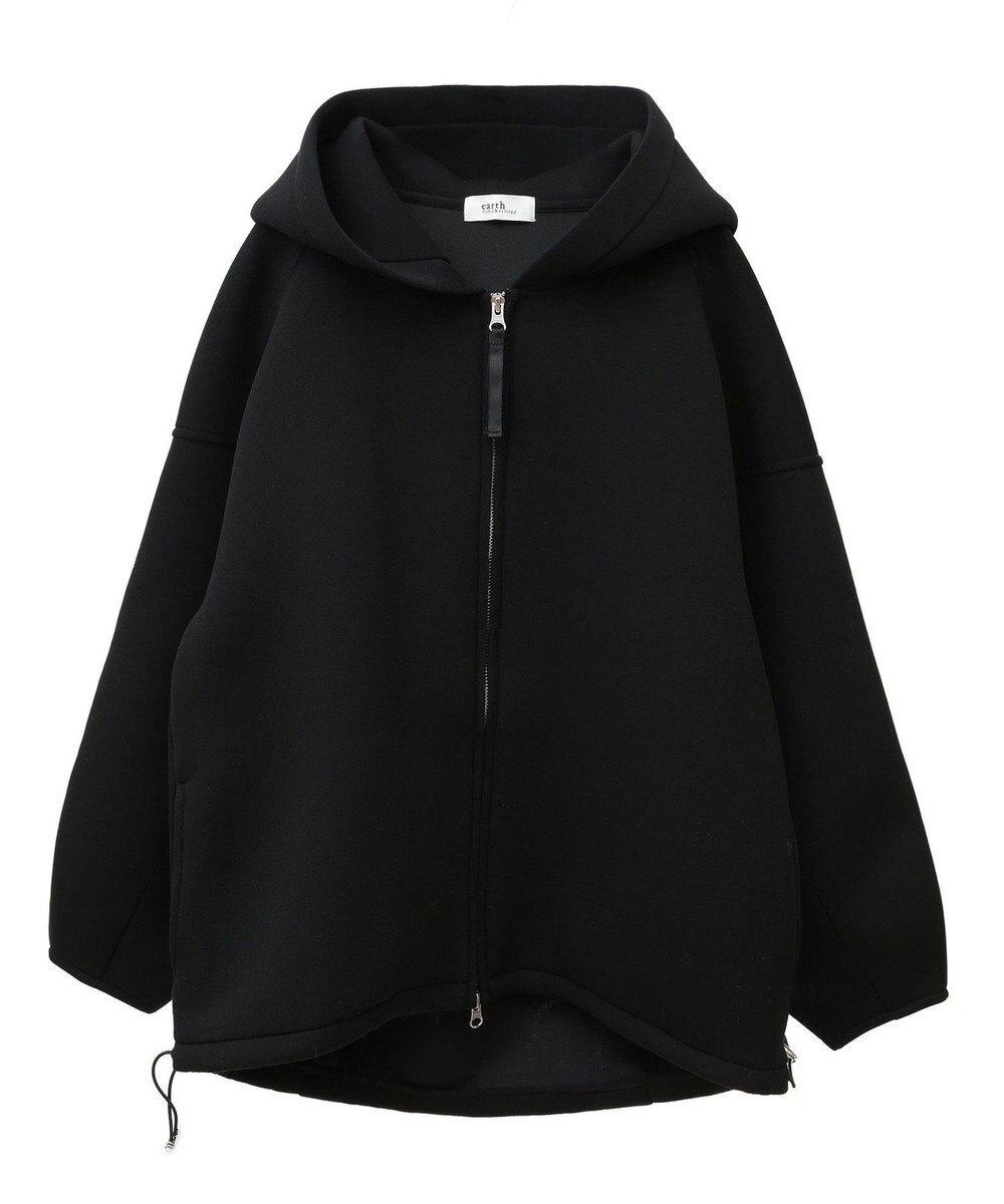 earth music&ecology フーディーダンボールジップブルゾン 