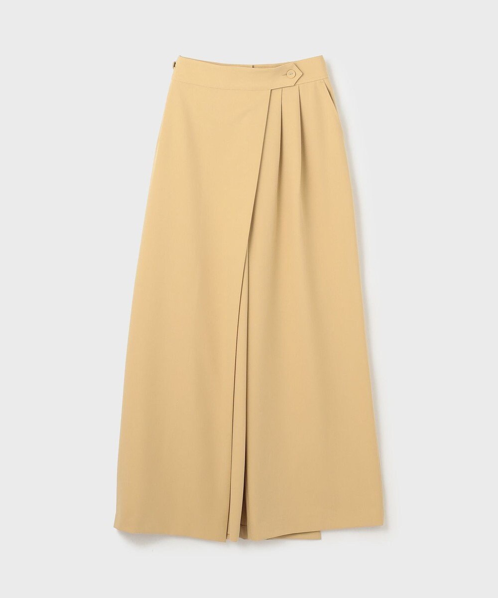 GRACE CONTINENTAL レイヤードタックワイドパンツ 