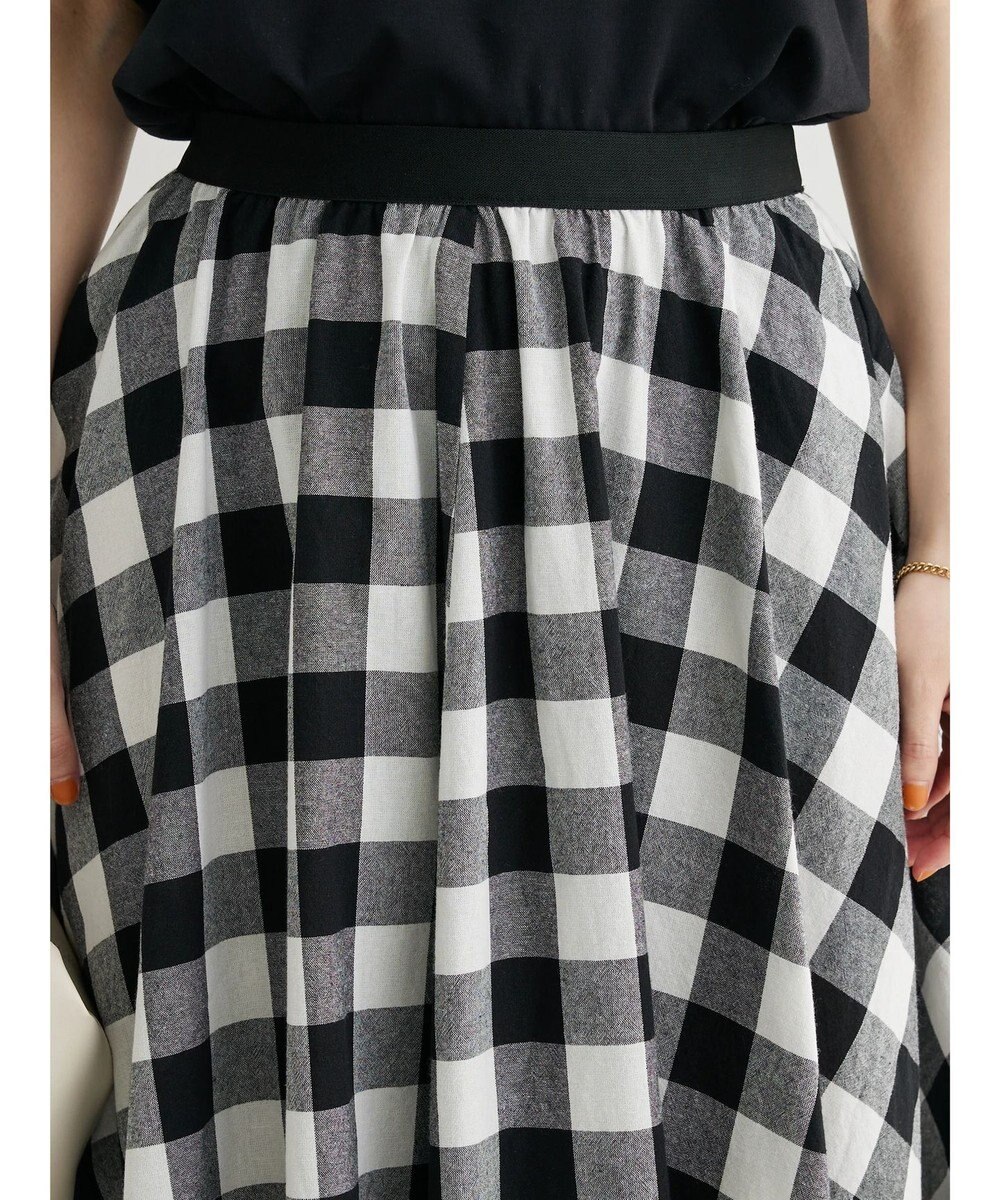 Green Parks ・ｆｕｒｒｙ　ｒａｔｅ　ギンガムバイアススカート 