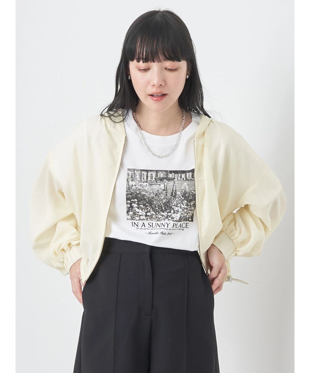 earth music&ecology シアーフードブルゾン 