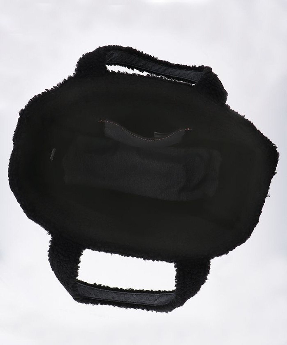 LeSportsac TWO WAY DENIM TOTE/ブラックデニム/ブラックシェルパ 