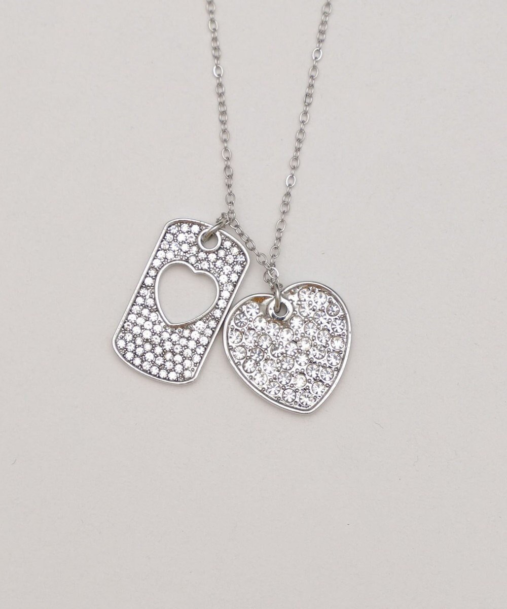 WEGO Lラインストーンダイカットネックレス 