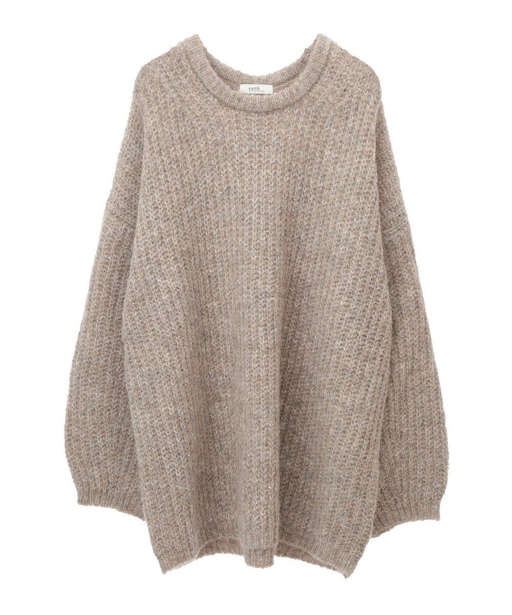 earth music&ecology ふわふわＭＩＸヤーンチュニック 