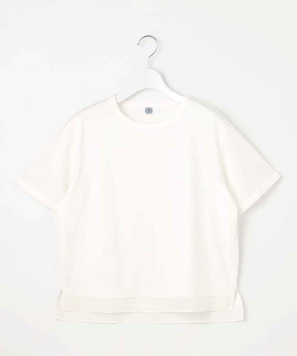 J.PRESS LADIES L 【接触冷感】コットンスムース カフス袖 カットソー 