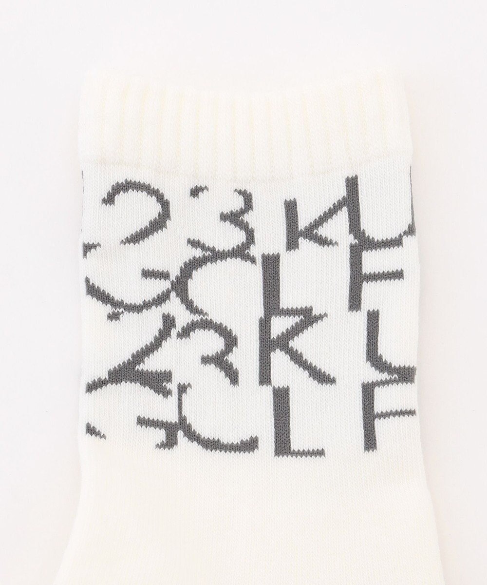 23区GOLF 【MEN】ロゴレギュラーソックス 18cm 