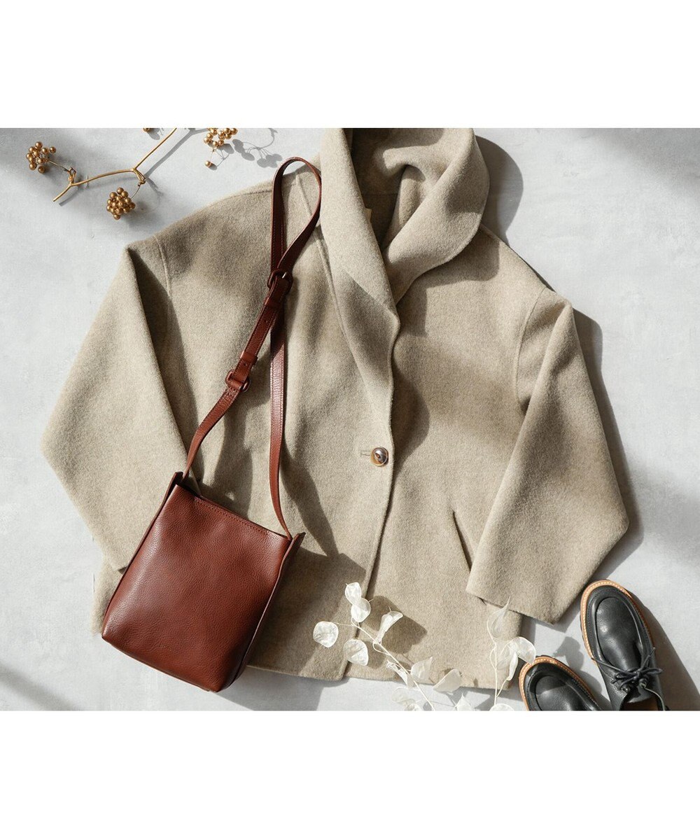 genten ミネルヴァ 縦長ショルダーバッグ 