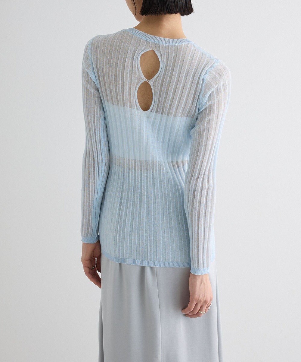 Green Parks シアーリブニット 