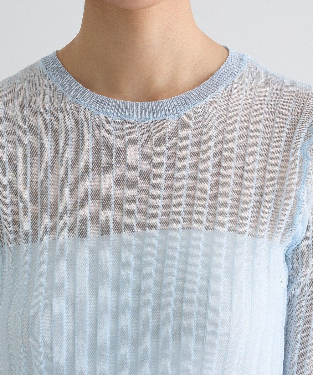 Green Parks シアーリブニット 