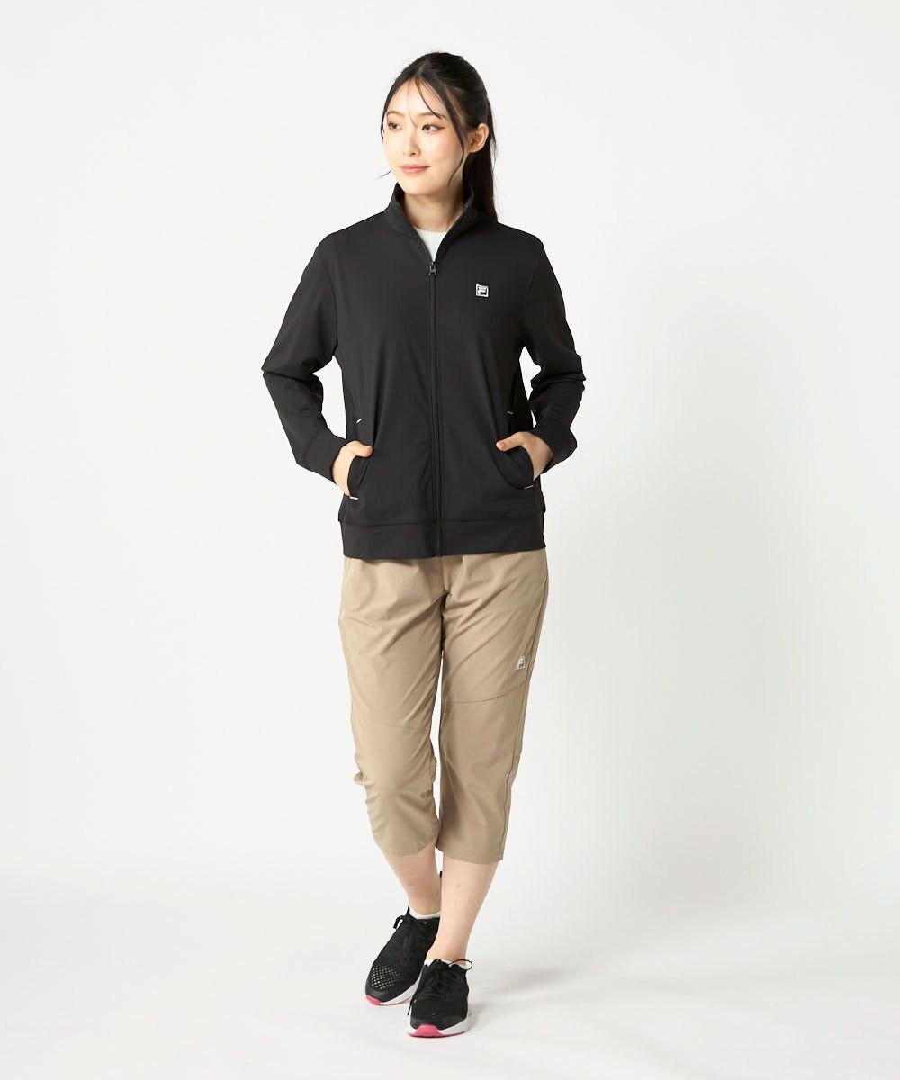 FILA GOLF／marie claire 【FILA GOLF】スタンドカラーフルジップブルゾン 