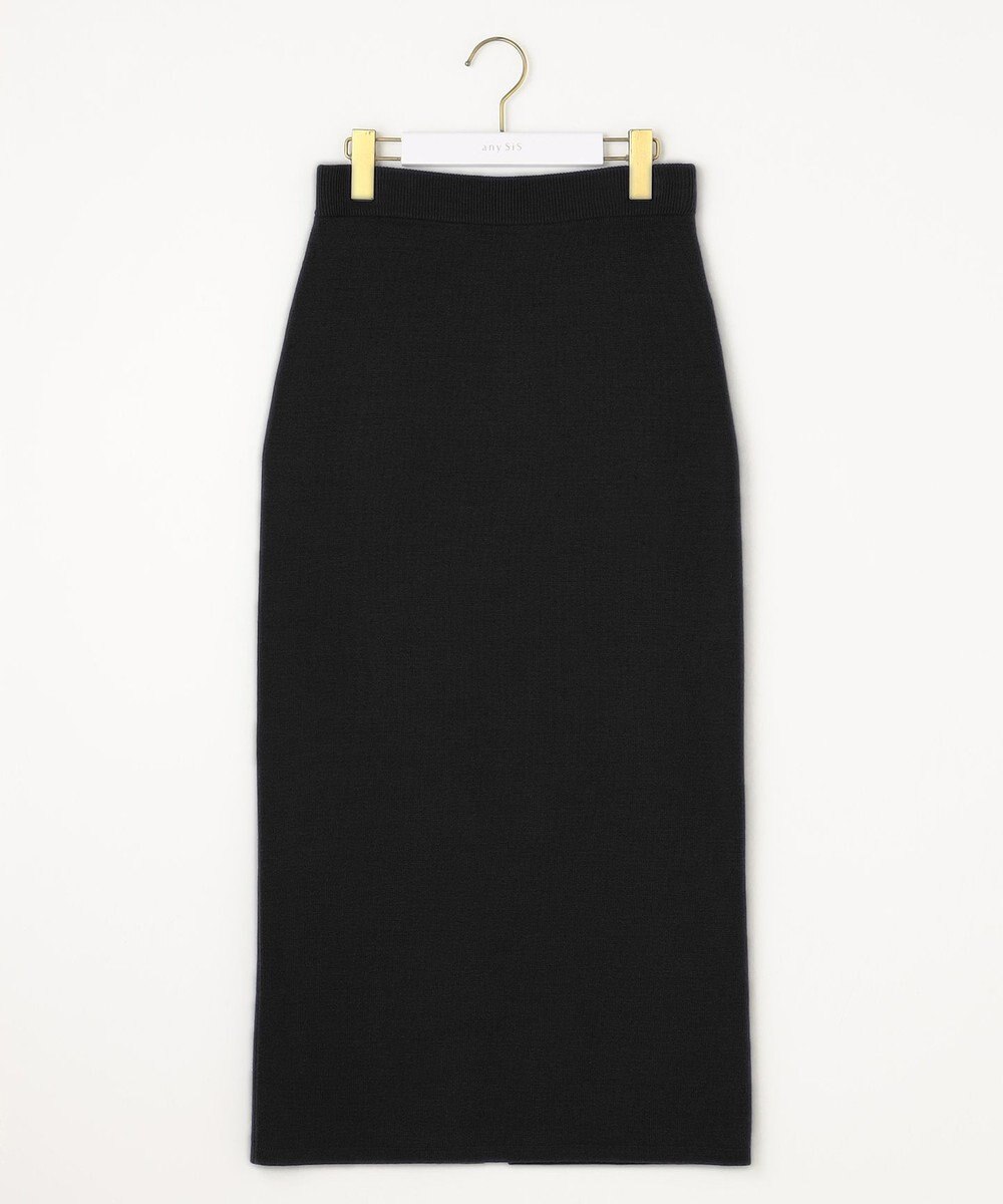 ANY SIS 【洗える・セットアップ可】アンチピリング総針ニット スカート 