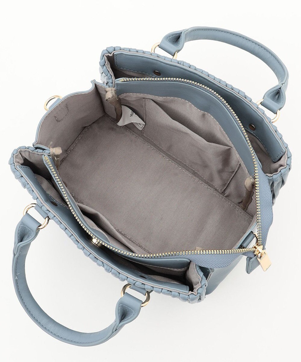 LA BAGAGERIE ランダムプリーツ2WAYハンドバッグ 