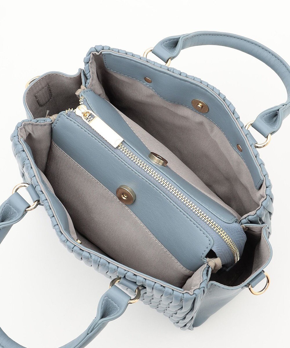 LA BAGAGERIE ランダムプリーツ2WAYハンドバッグ 