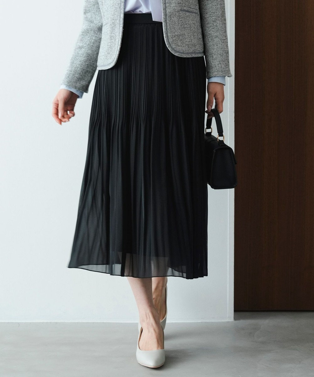 ANY SIS シャイニープリーツ スカート 