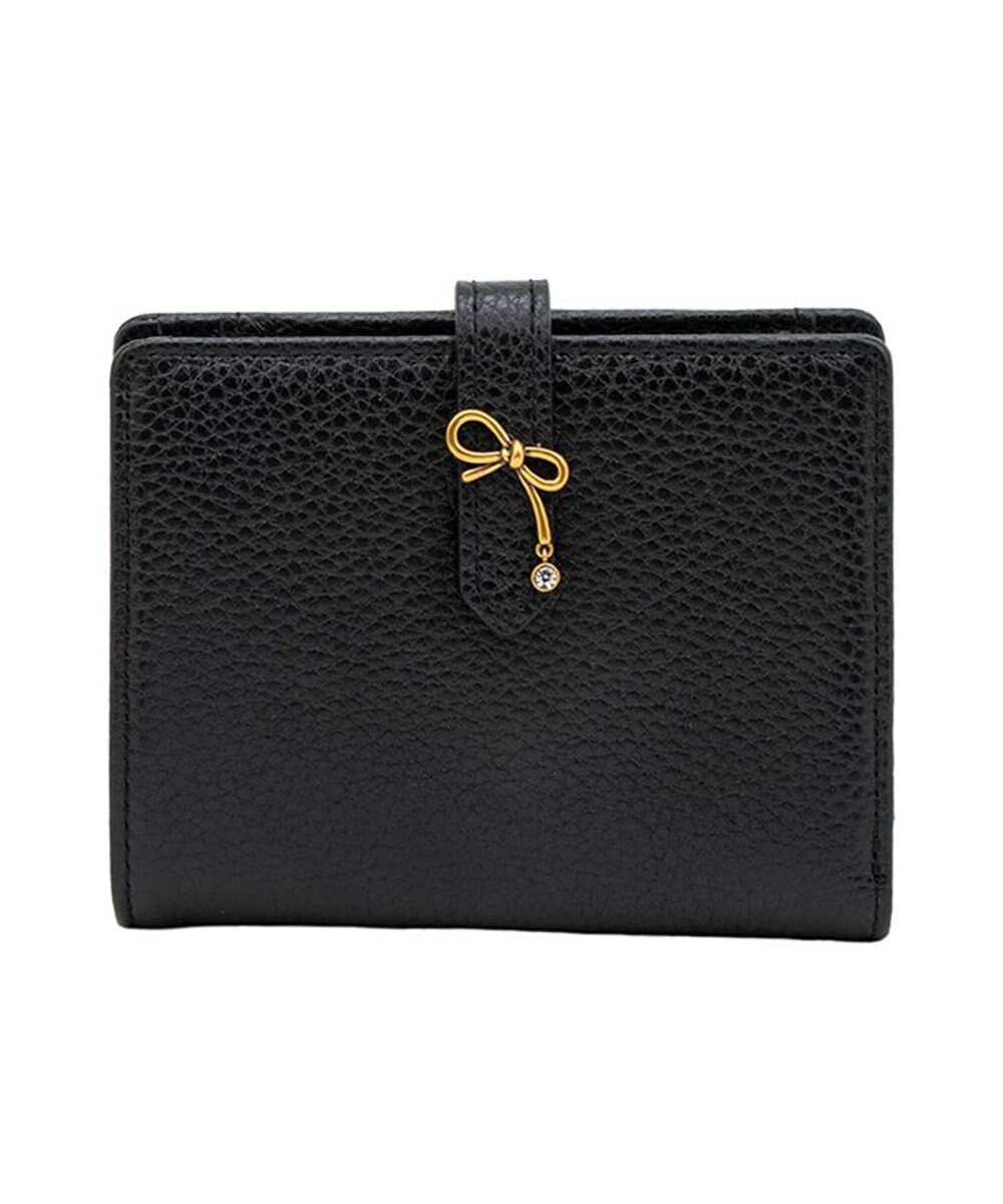 LANVIN en Bleu リュバン コンパクト二つ折り財布 