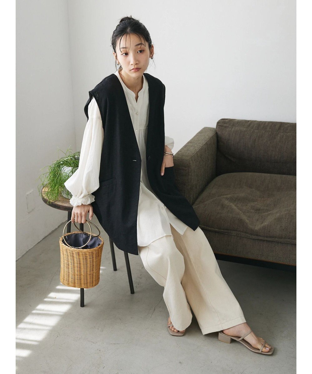 CRAFT STANDARD BOUTIQUE 【キナリノ別注】リネンレーヨンジレベスト 