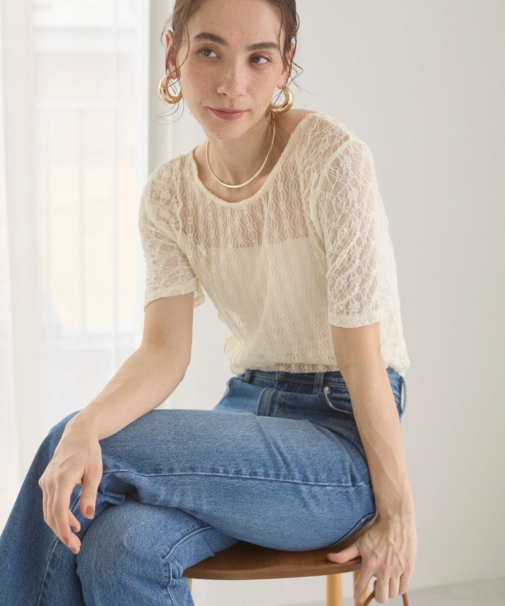 WEGO 【ANGIE VINTAGE】レースTシャツ 