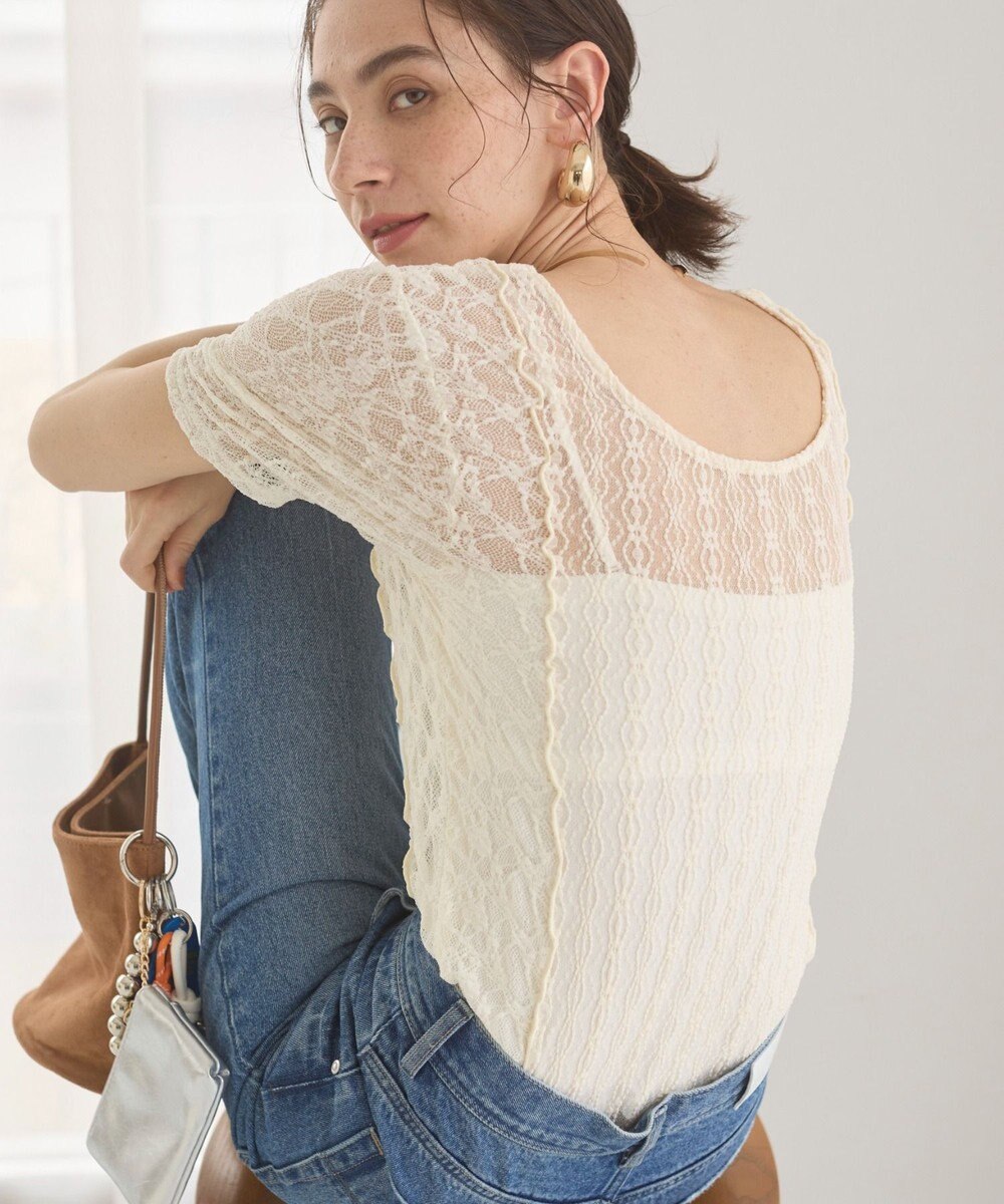 WEGO 【ANGIE VINTAGE】レースTシャツ 