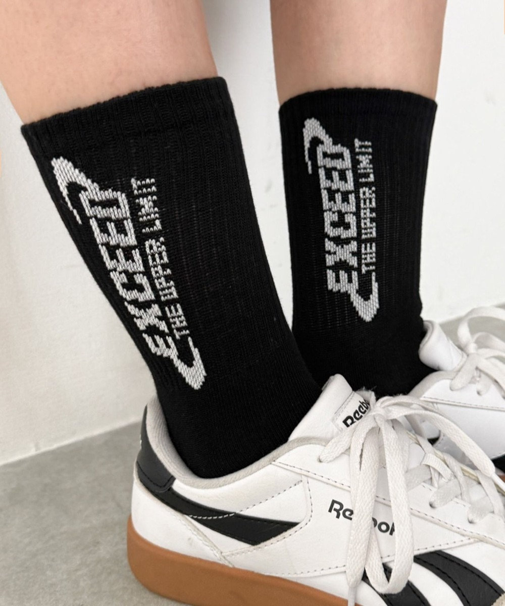 WEGO EXCEEDロゴリブソックス 