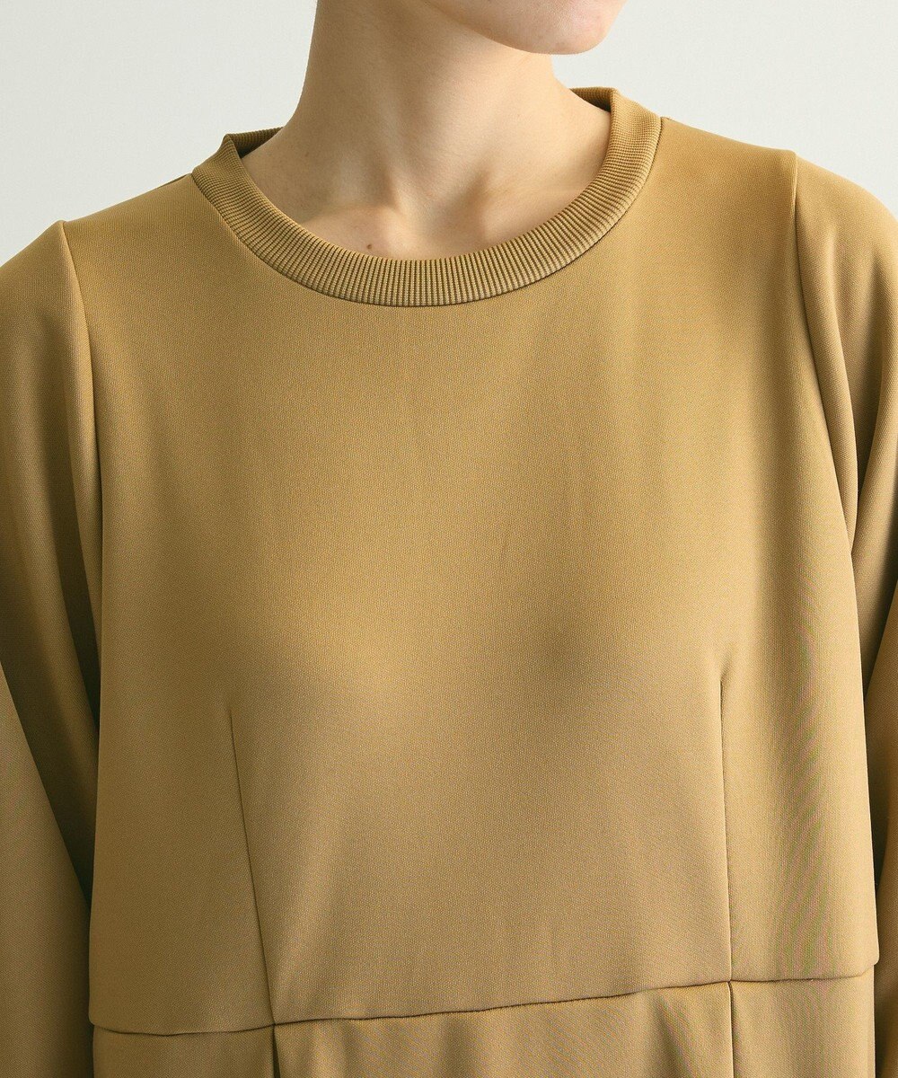 Green Parks ａ．ポンチ袖ボリュームワンピース 