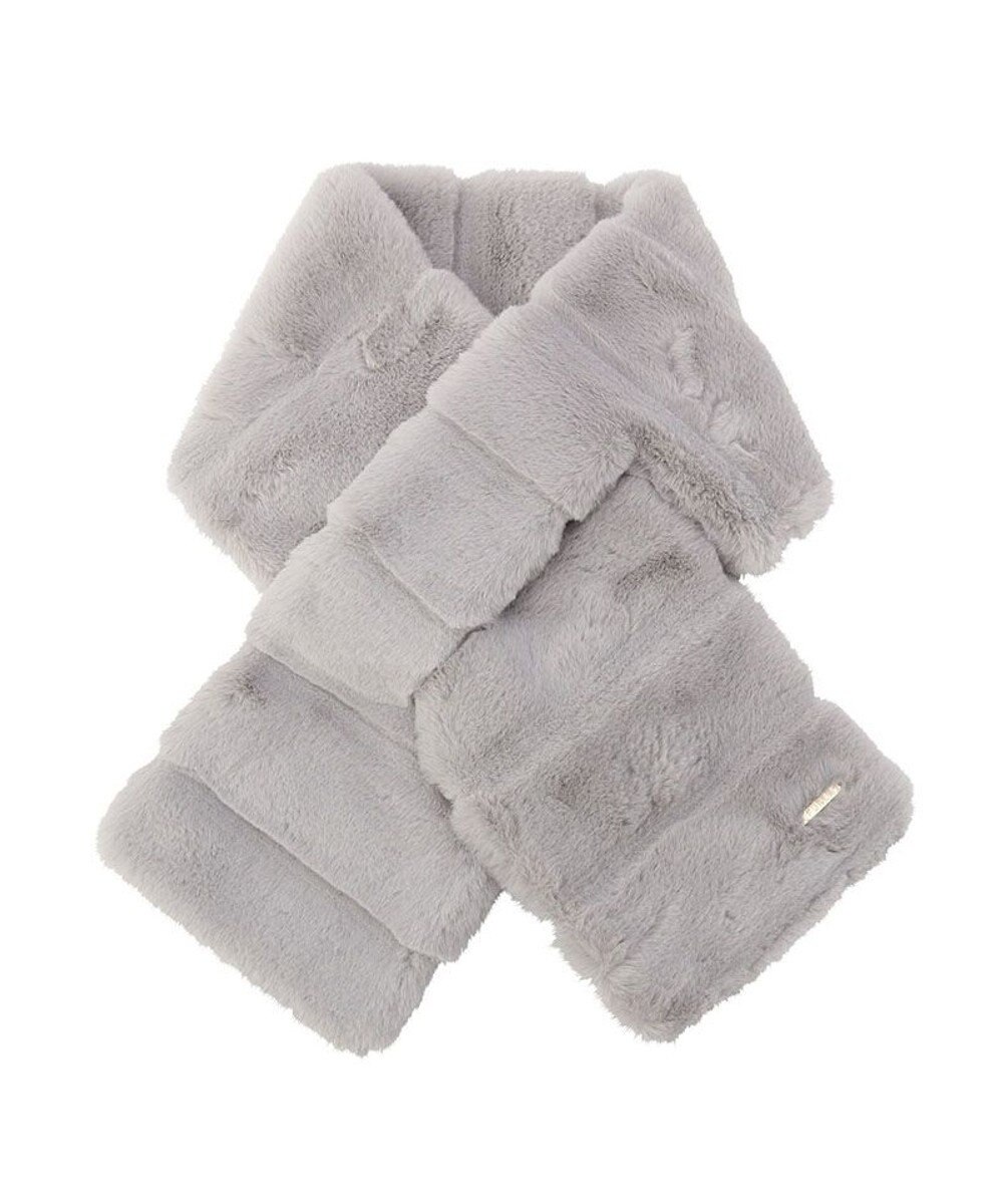 MOONBAT FURLA フェイクファーティアードマフラー 