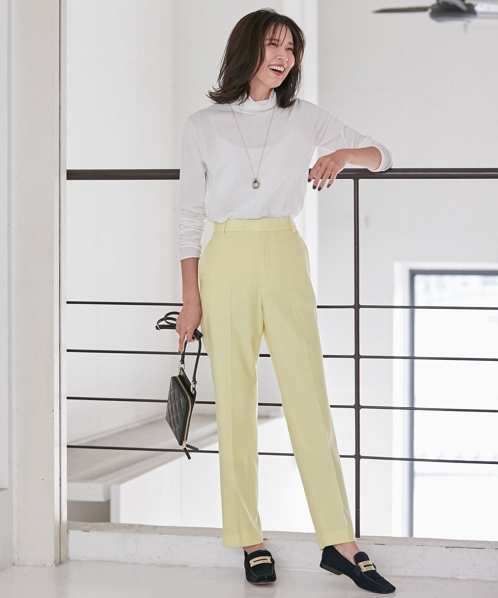 23区 【CLASSY.1月号掲載】ウールミルドストレッチ テーパードパンツ 