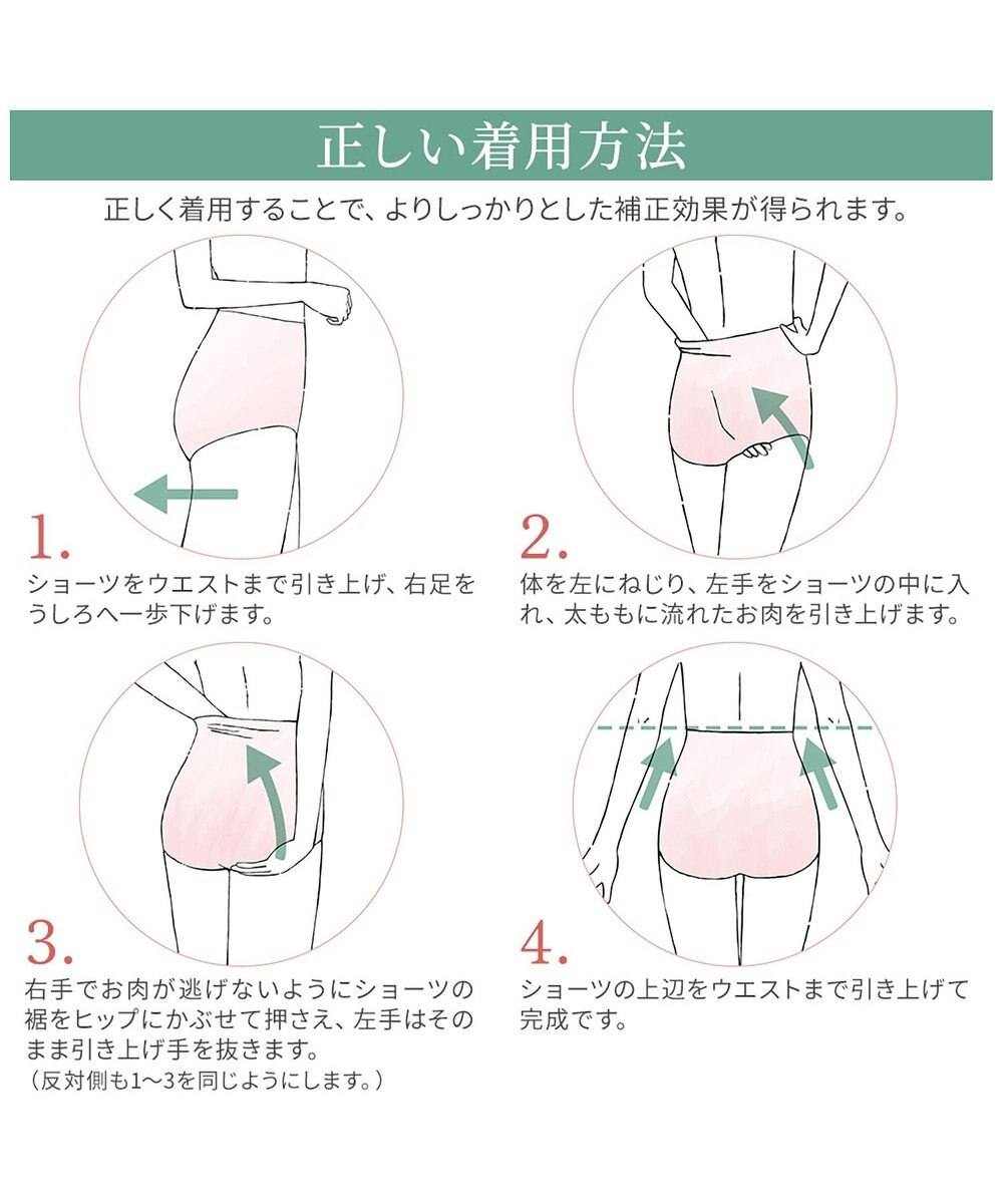 BRADELIS New York 【カヤビューティーラボ】ヒップUP!二分丈ショーツ24 補正 