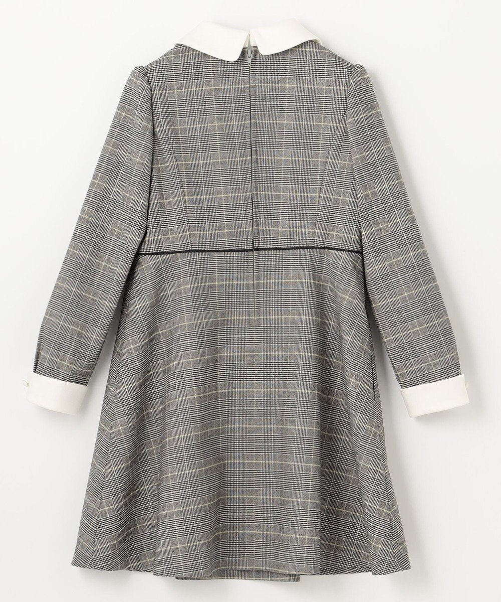 組曲 KIDS 【110-140cm】グレンチェック ワンピース 