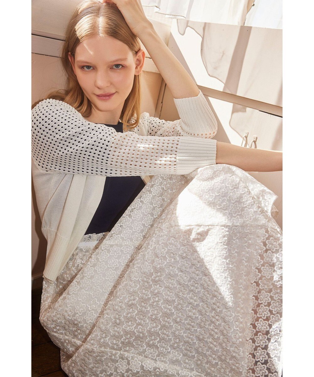 TOCCA 【洗える】SPIDERWEB KNIT ニットブルゾン 