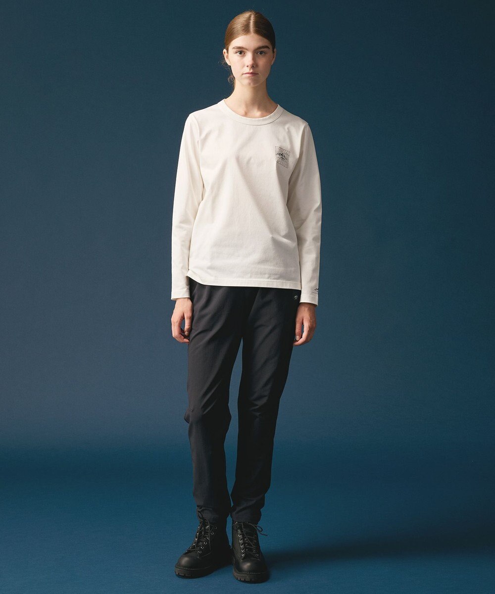 JOSEPH ABBOUD MOUNTAIN 【JAPANファブリック/吸水速乾】プレーティング天竺アウトドア Tシャツ 