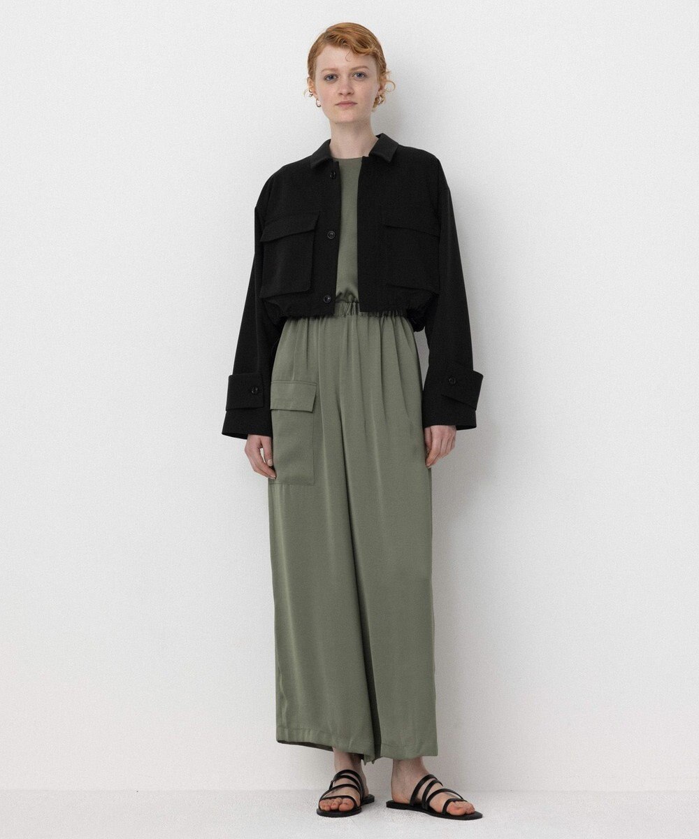 NAVE 【Nave・洗える】ヴィンテージサテン オールインワン 