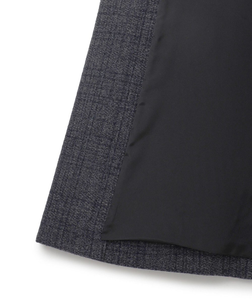 JOSEPH HOMME ニードルパンチグレンチェック　シングルブレストトレンチコート 