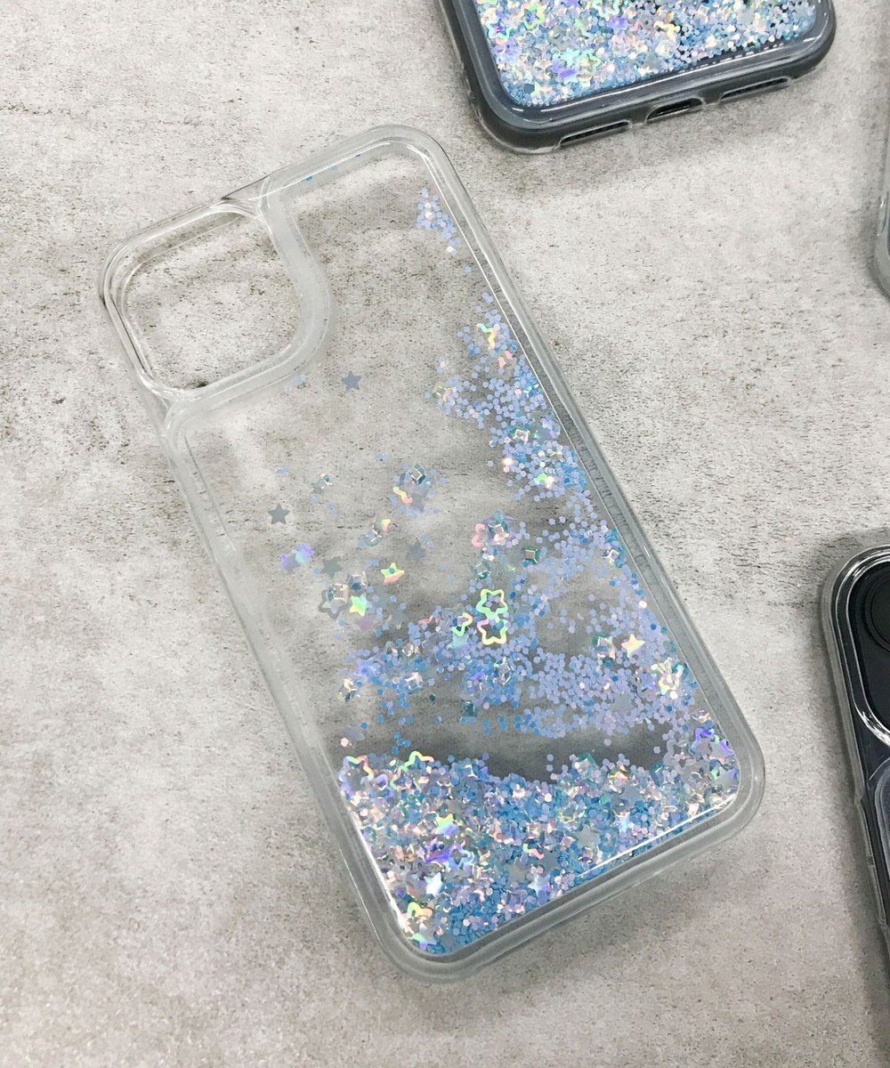 WEGO キラキラiphoneケース（ブルー） 
