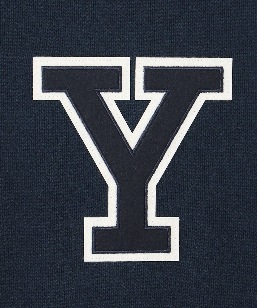 J.PRESS MEN 【Pennant Label】Varsity Crewneck Sweater / Yale 