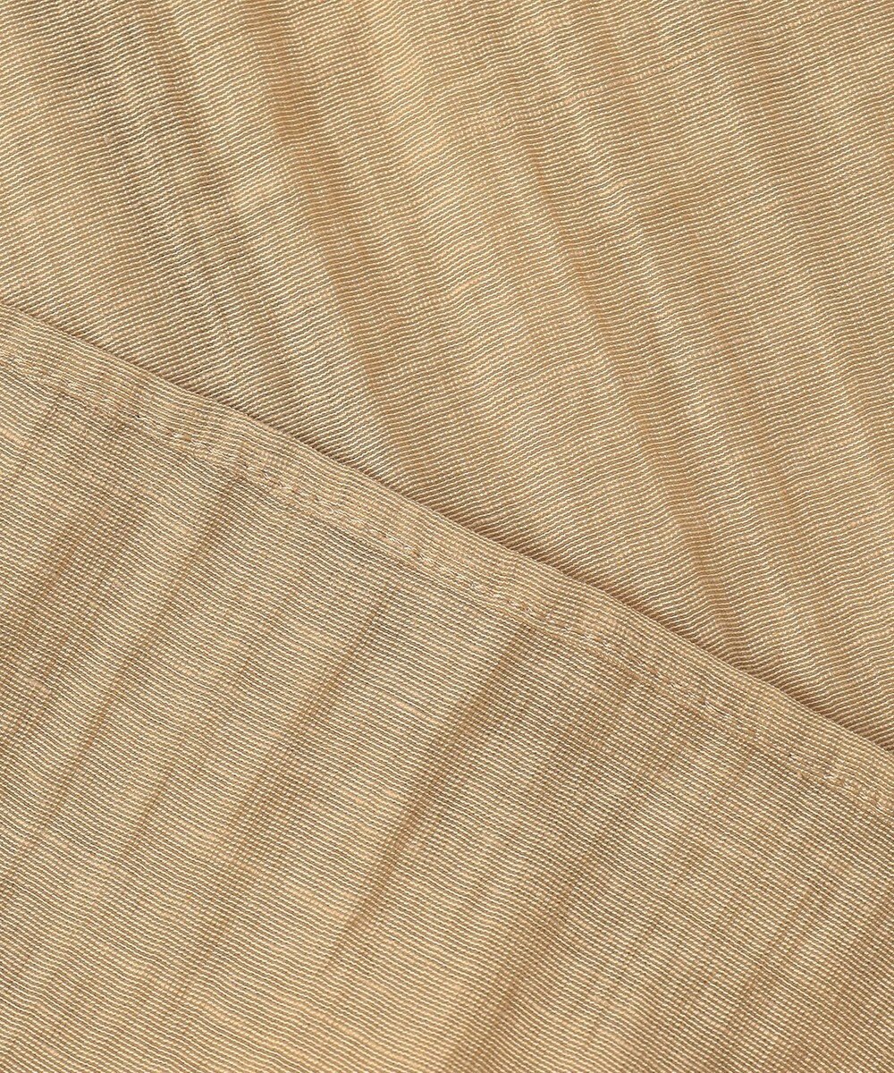 23区 【先行予約】リネンミックスシアースラブ ギャザーブラウス 