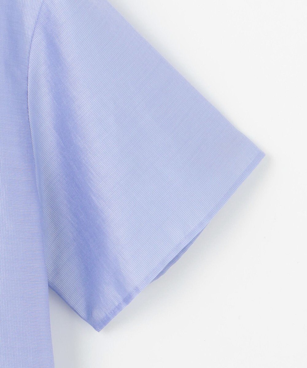 J.PRESS LADIES 【洗える】フリルジャージー ブラウスライク カットソー 