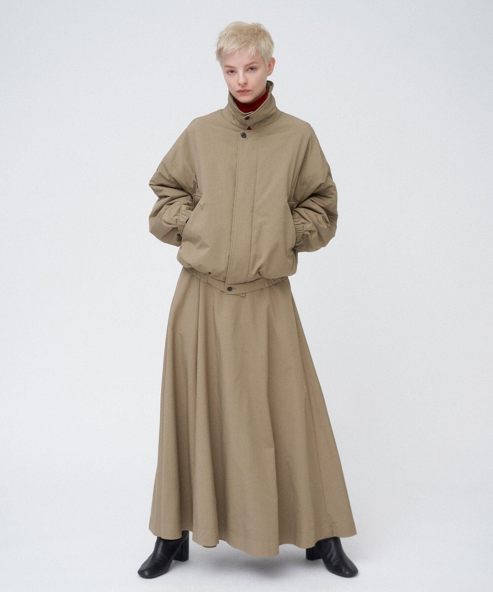 ATON VINTAGE NYLON TWILL | フレアスカート 