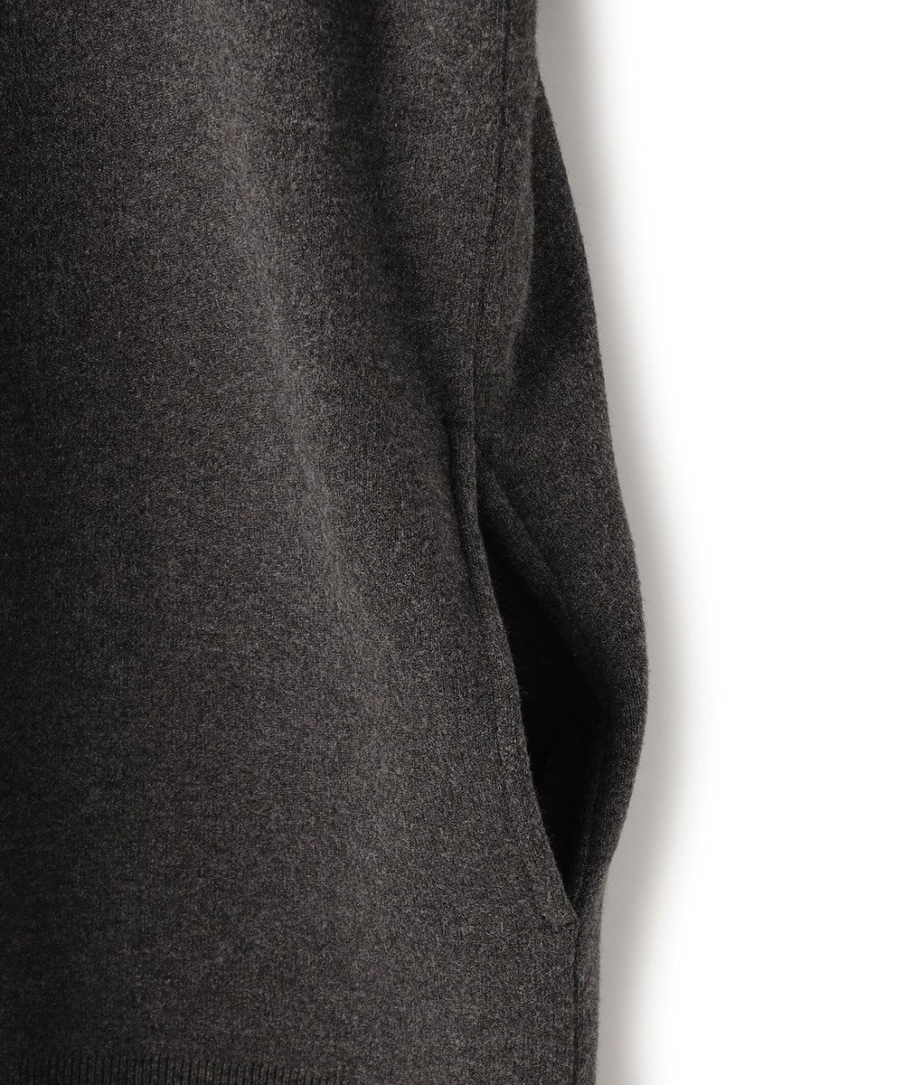 23区 L 【Lサイズ限定/洗える】ヴィスコースストレッチ ニット パーカー 