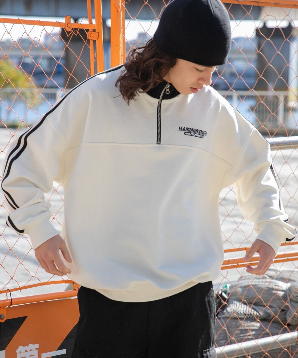 WEGO ヘビーウエイトラインスリーブプルオーバー 