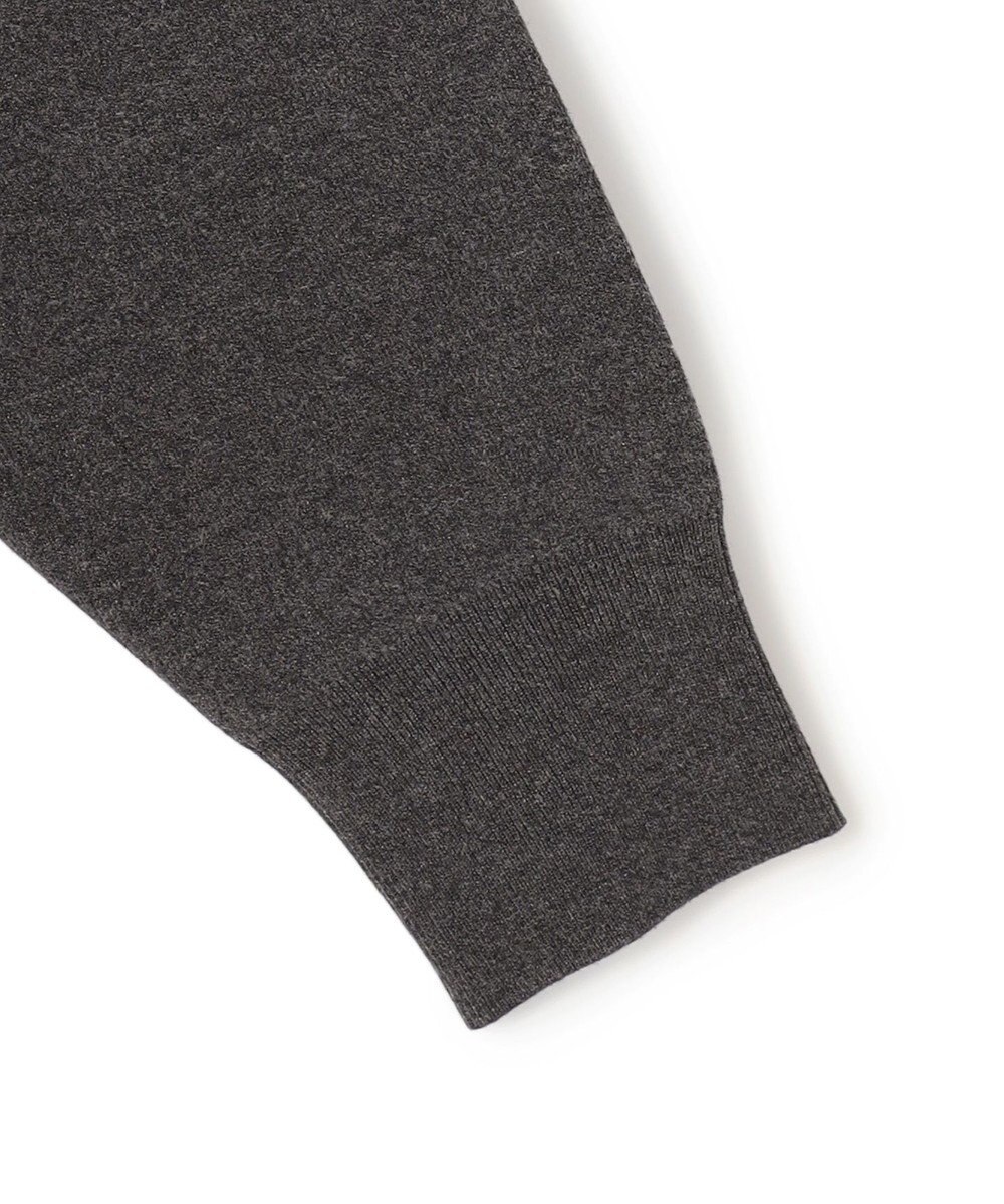 23区 L 【Lサイズ限定/洗える】ヴィスコースストレッチ ニット パーカー 