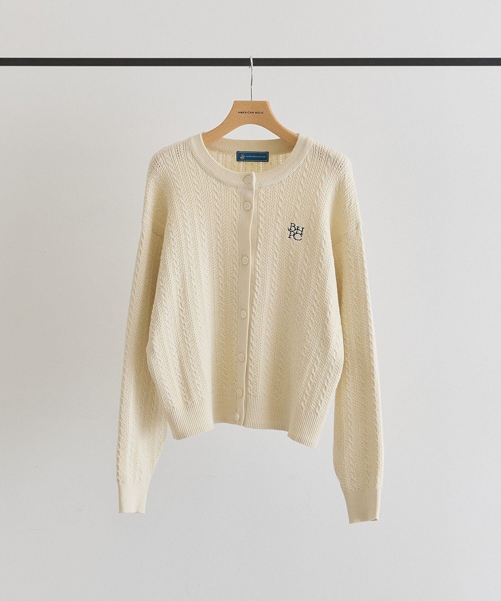 AMERICAN HOLIC 【BEVERLY HILLS POLO CLUB】ニットカーディガン 