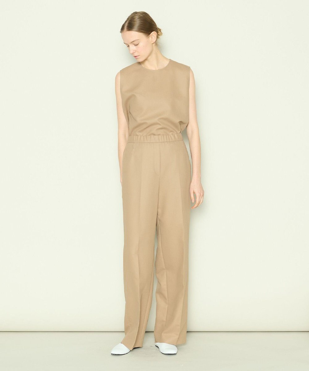 JOSEPH 【洗える】ボイルコットン　ワイドトラウザーズ 