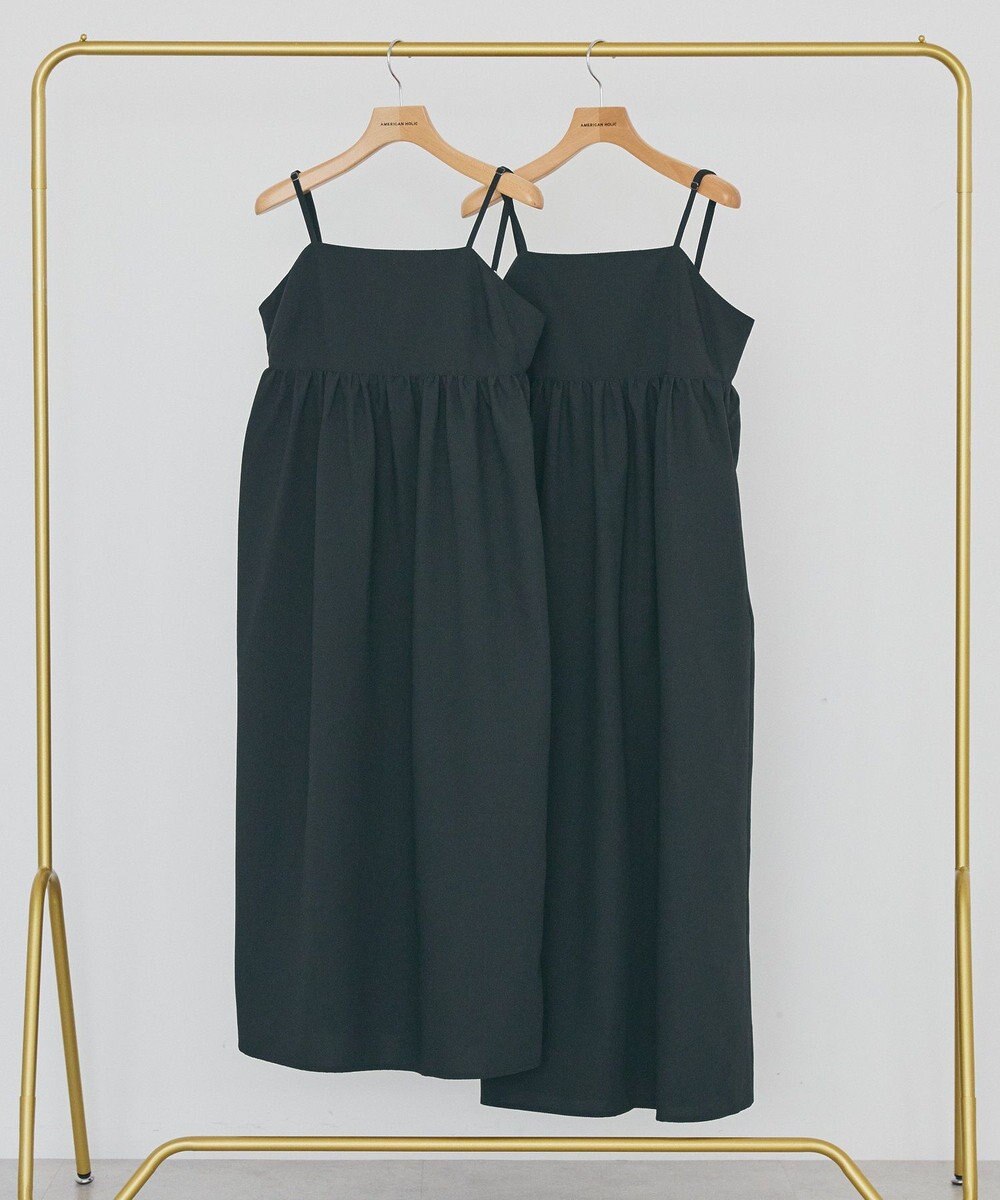 AMERICAN HOLIC 【選べる丈】【イージーケア】サッカーキャミワンピース 