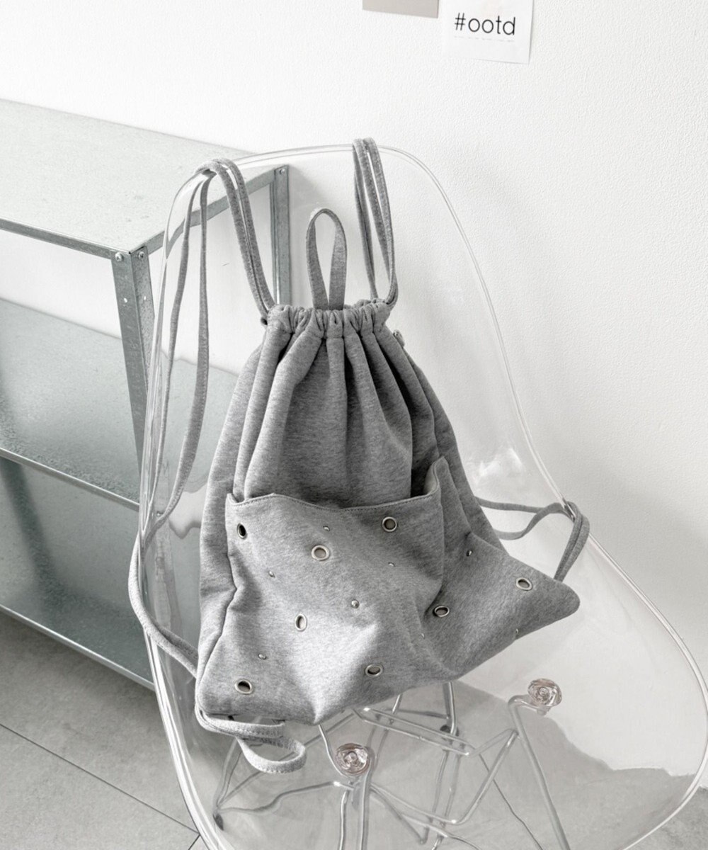 WEGO ハトメデザインナップサック 