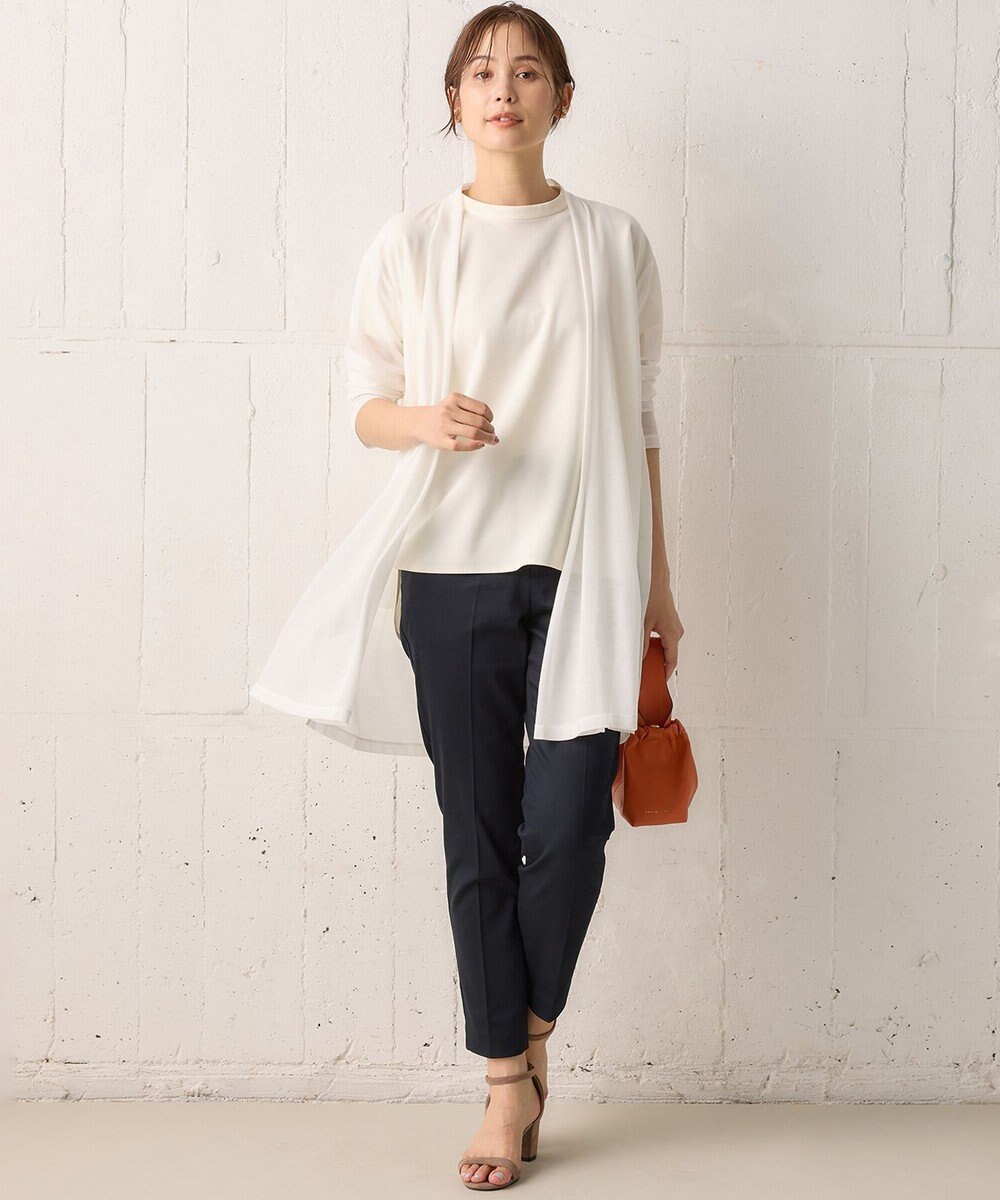 組曲 【WEB限定】ストレッチテーパード パンツ 