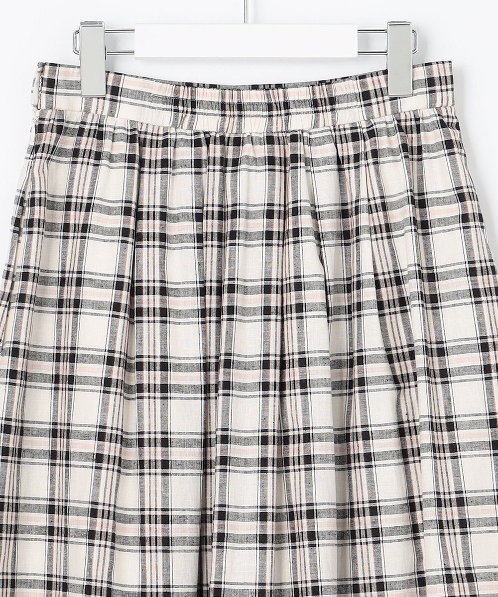 J.PRESS LADIES 【洗える】BEZ Cリネンマドラス スカート 