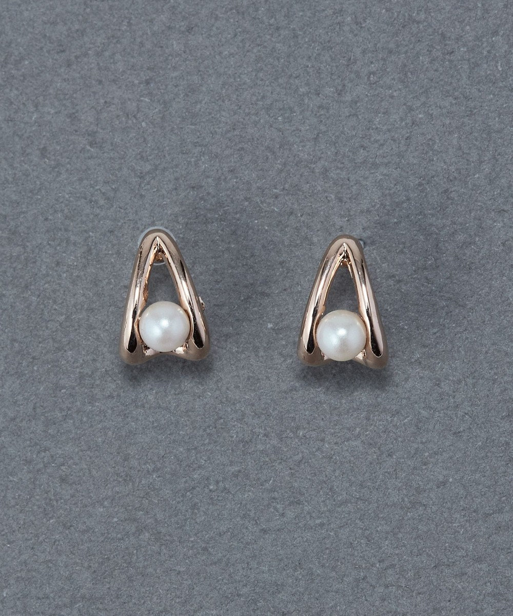 Phoebe 〈金属アレルギー対応〉ドロップパールセラミックポストピアス 